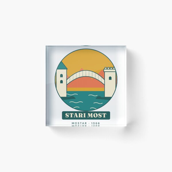 Item preview, Stari Most Mostar 1566 – Ottoman Bridge Bosnia designed and sold by XapicX Slow Club.