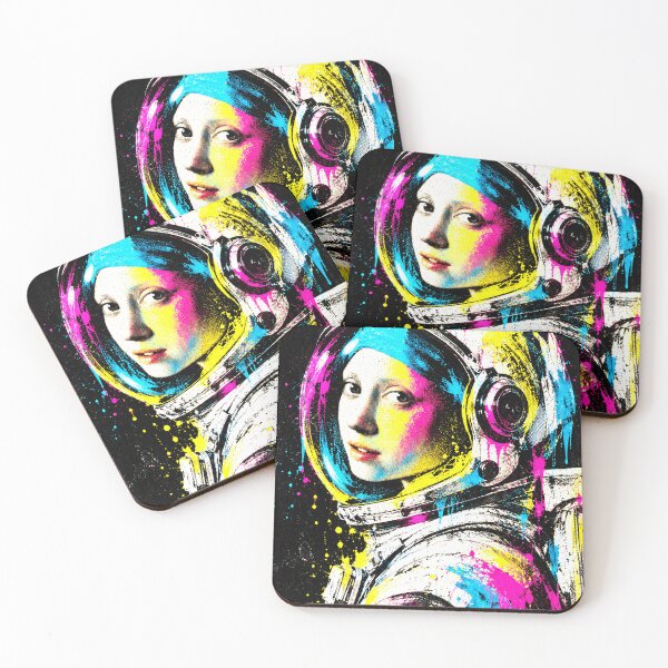 Item preview, Girl with a Pearl in Space designed and sold by DoctorGeekStore.