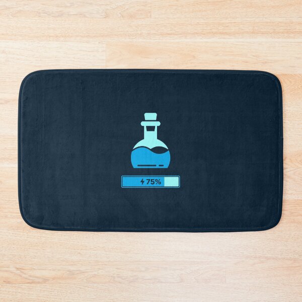 Item preview, 75 Percent Mana Potion Energy Charging Blue Gaming Bottle designed and sold by KiwiRider.