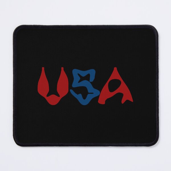 Item preview, Bold Abstract USA Lettering Design designed and sold by AhmedZouita.