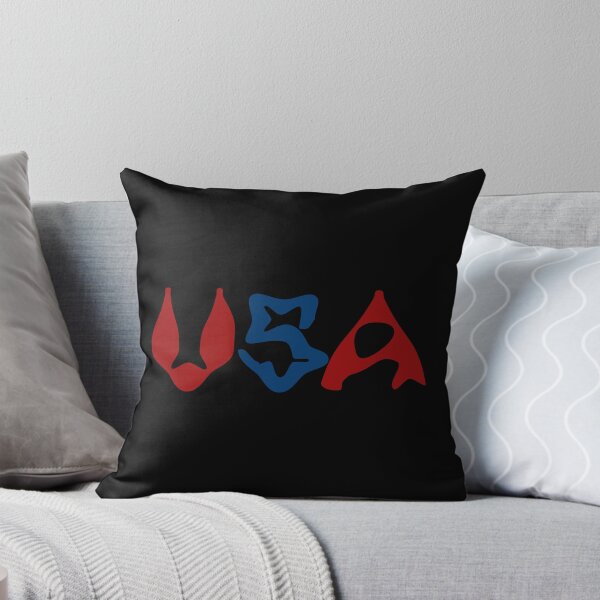 Item preview, Bold Abstract USA Lettering Design designed and sold by AhmedZouita.