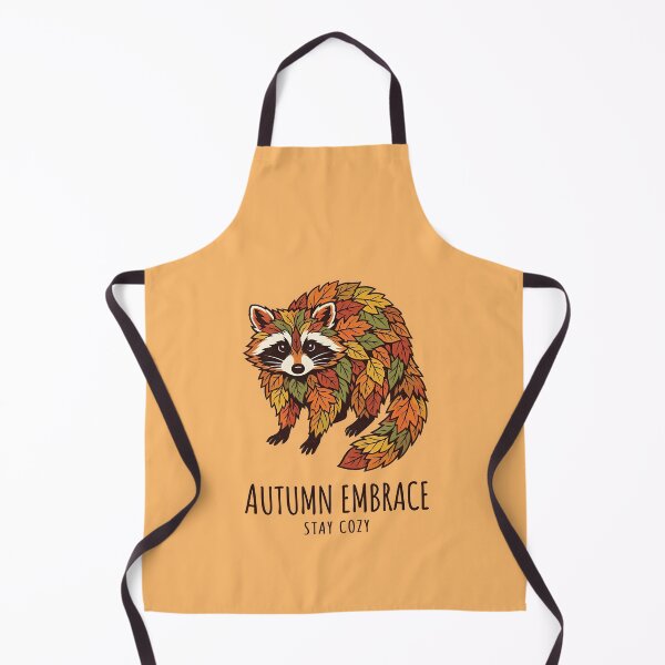Item preview, Autumn embrace - Stay cozy - Raccoon in fall outfit designed and sold by ParadoxParadox.