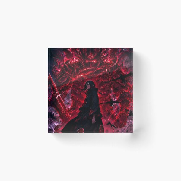 Item preview, Crimson Shadow Warrior – Dark Mystic Samurai Fantasy Art designed and sold by Dyan4.
