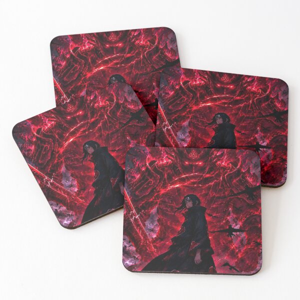 Item preview, Crimson Shadow Warrior – Dark Mystic Samurai Fantasy Art designed and sold by Dyan4.
