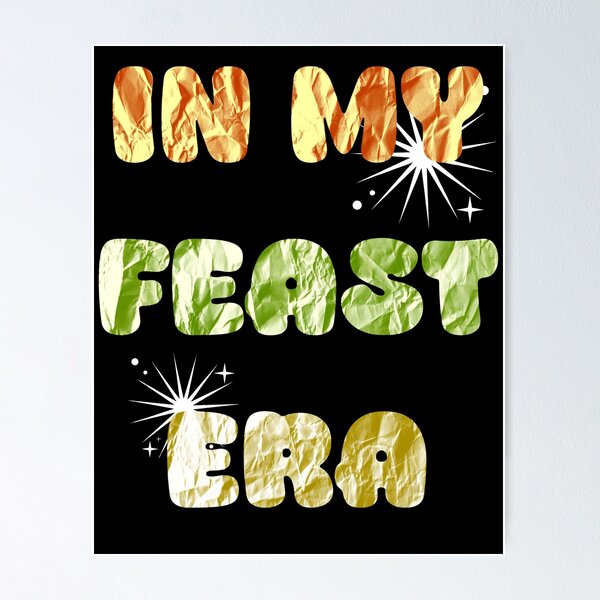Item preview, "In My Feast Era" Retro designed and sold by ShopCNTS.