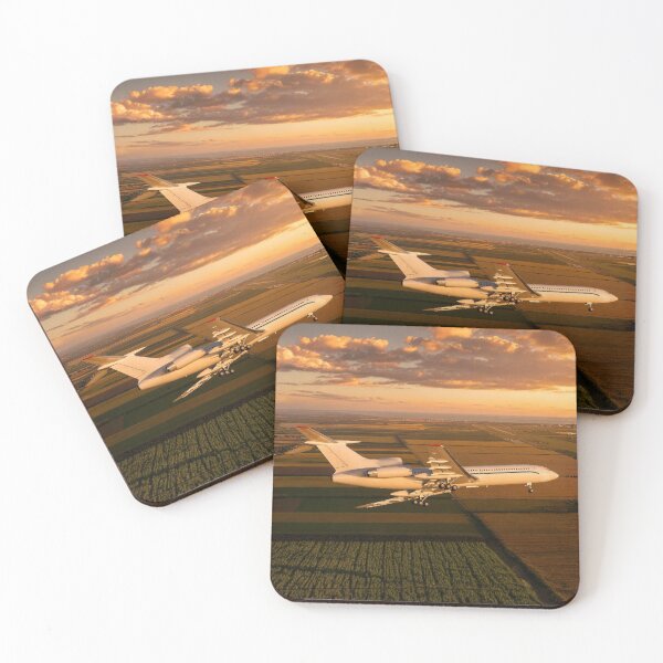 Item preview, Airliner Over Farmlands designed and sold by EMaviation_.