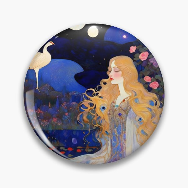 Aperçu de l'œuvre Dame à l'étang Lili créée et vendue par TheDarkWardrobe.