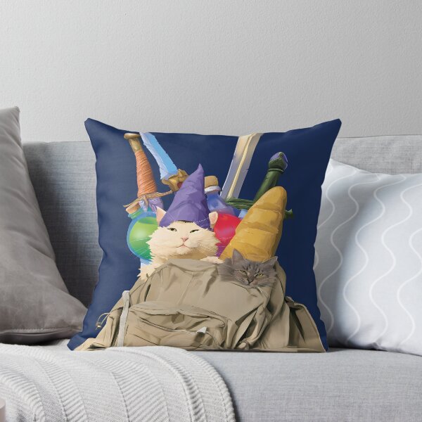 Item preview, RPG Adventurer Cats in Backpack Fantasy Art designed and sold by Lunat1kk.
