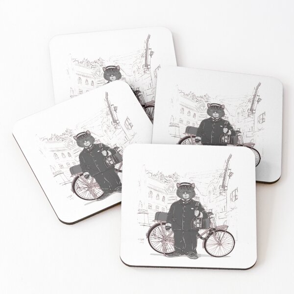 Item preview, Cat Courier designed and sold by Nelson-Elroy.