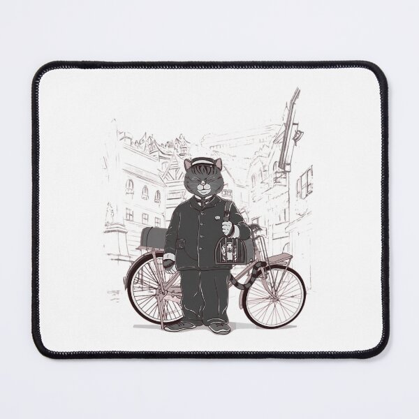 Item preview, Cat Courier designed and sold by Nelson-Elroy.