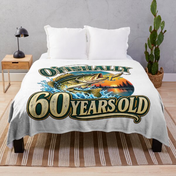 Item preview, O’Fishally 60 Years Old Funny 60th Birthday Fishing Fisherman Humor designed and sold by 76Valeria.