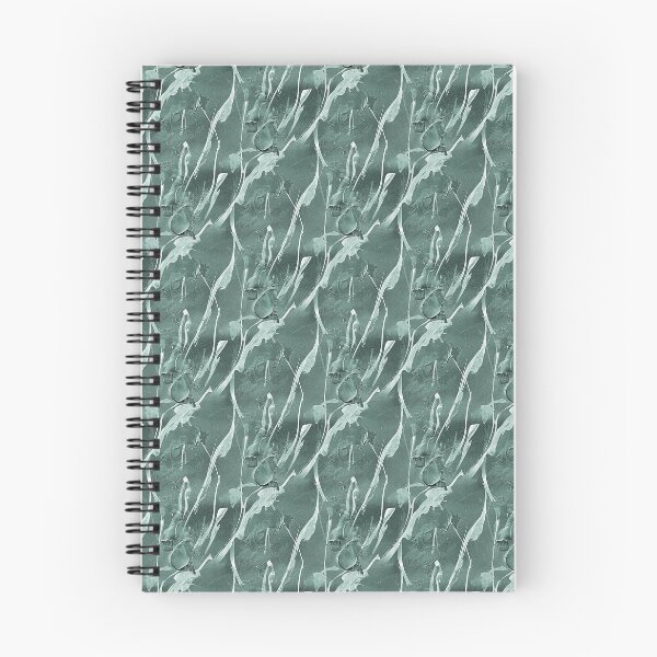 Item preview, Monochromatic Spring Abstract Flowers in Teal designed and sold by Artistestella.