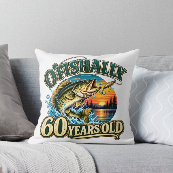 Item preview, O’Fishally 60 Years Old Funny 60th Birthday Fishing Fisherman Humor designed and sold by 76Valeria.