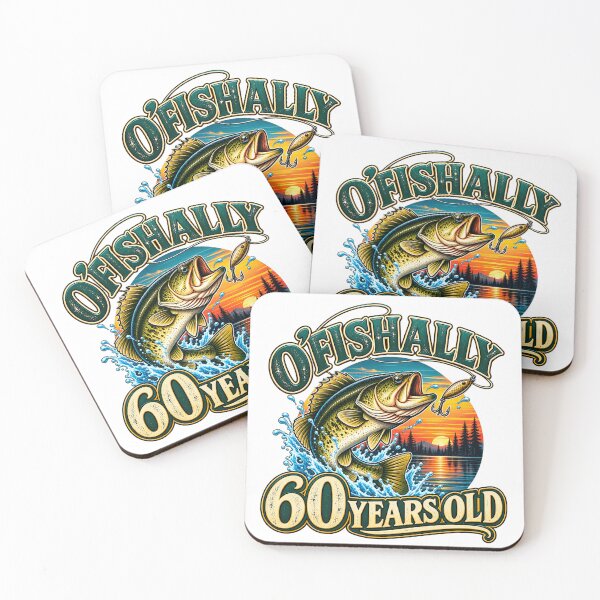 Item preview, O’Fishally 60 Years Old Funny 60th Birthday Fishing Fisherman Humor designed and sold by 76Valeria.