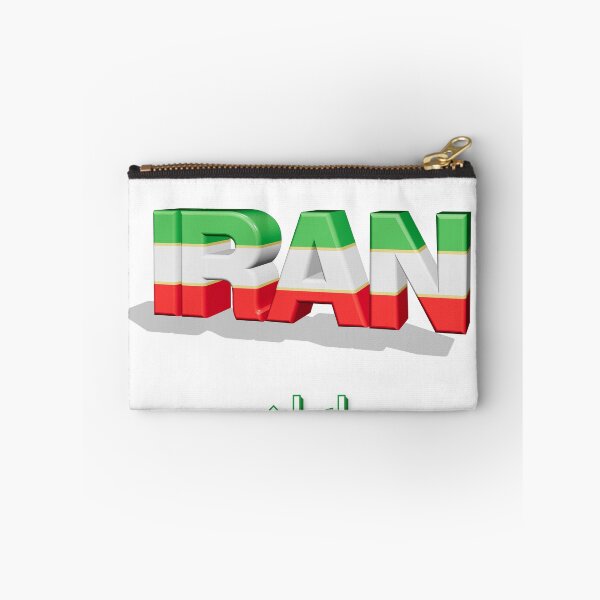 Item preview, Iran 3D Flag Colors – Persia Pride Typography designed and sold by XapicX Slow Club.