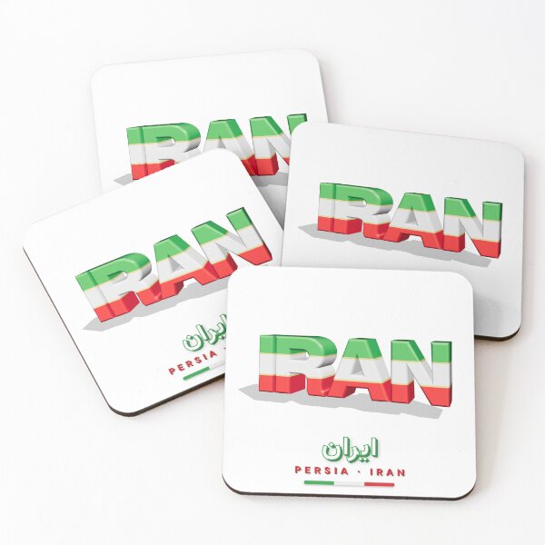 Item preview, Iran 3D Flag Colors – Persia Pride Typography designed and sold by XapicX Slow Club.