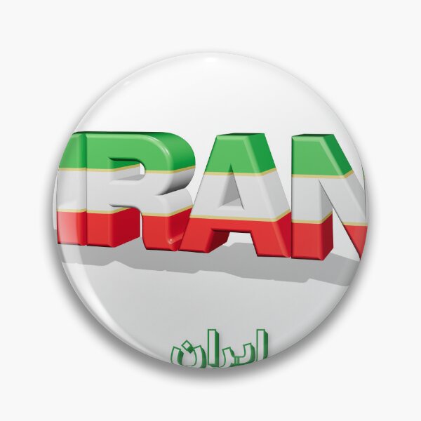 Item preview, Iran 3D Flag Colors – Persia Pride Typography designed and sold by XapicX Slow Club.
