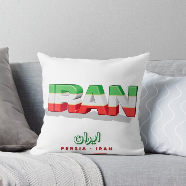 Item preview, Iran 3D Flag Colors – Persia Pride Typography designed and sold by XapicX Slow Club.