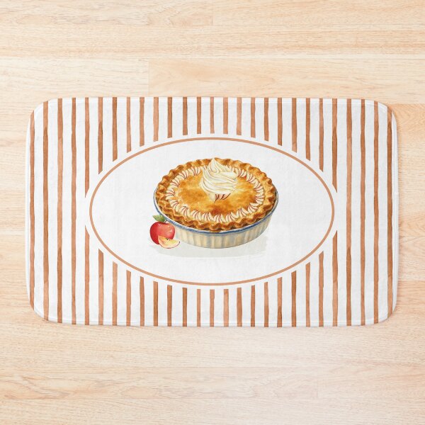 Item preview, Homemade apple pie autumn stripe designed and sold by Zestypickles.