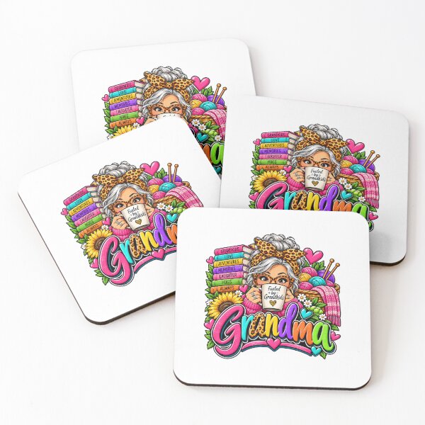 Item preview, Funny Grandma Fueled By Grandkids Nana Humor designed and sold by 198tees.