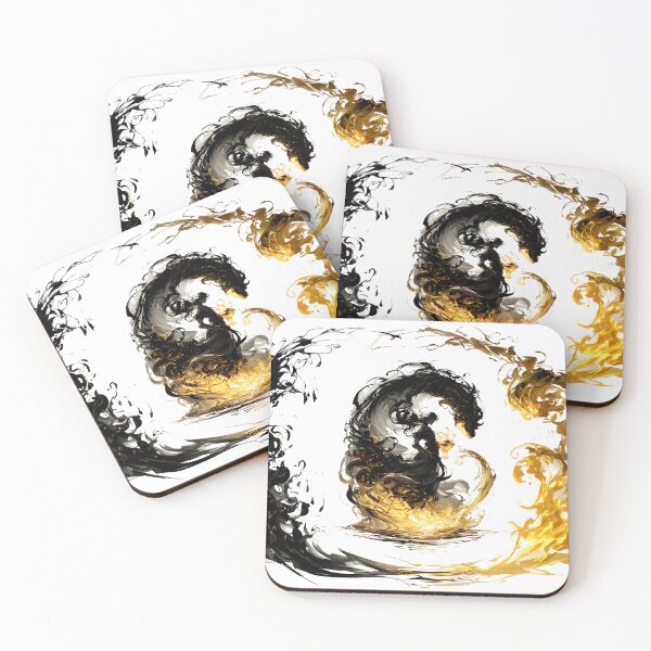 Item preview, Dark Shadow Elemental Flame Swirl Art designed and sold by Lunat1kk.