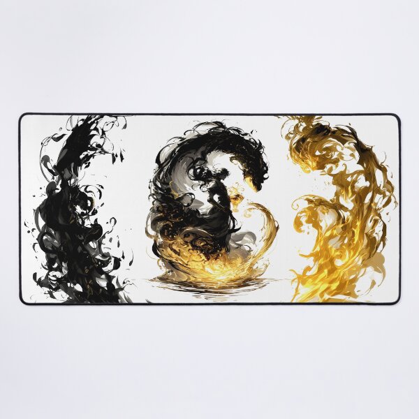 Item preview, Dark Shadow Elemental Flame Swirl Art designed and sold by Lunat1kk.