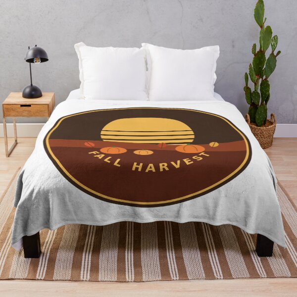 Item preview, Retro Fall Harvest Badge - Autumn Pumpkins Sunset designed and sold by Mooncap Studio.