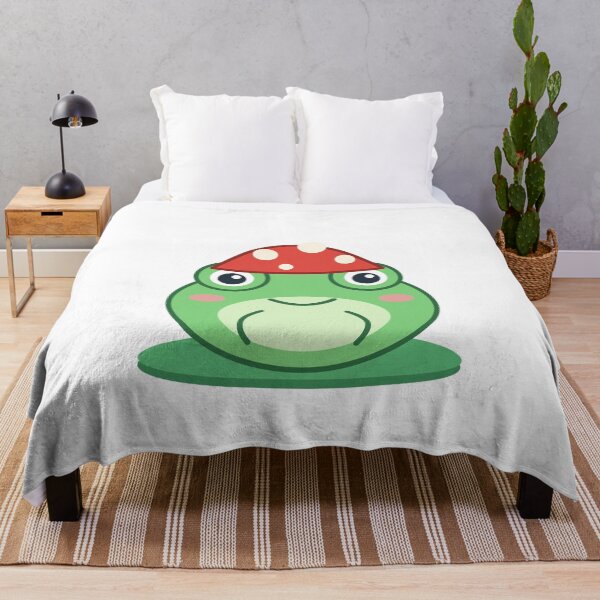 Item preview, Cute Kawaii Frog with Mushroom Hat - Cottagecore designed and sold by Mooncap Studio.