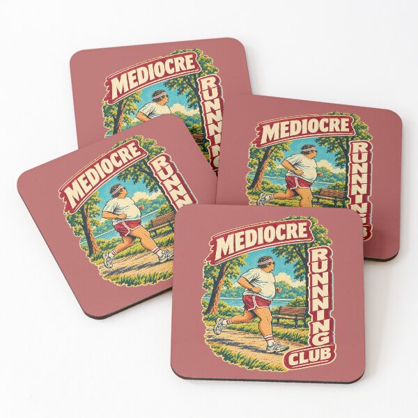 Item preview, Mediocre Running Club – Funny Retro Runner. designed and sold by Endless7Art.