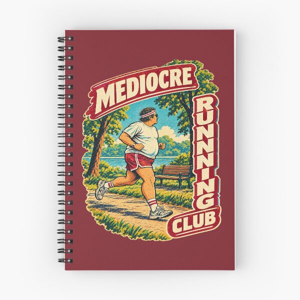 Item preview, Mediocre Running Club – Funny Retro Runner. designed and sold by Endless7Art.