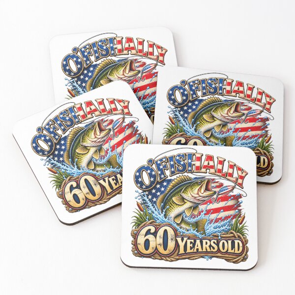 Item preview, O’Fishally 60 Years Old Funny 60th Birthday Fishing Fisherman Humor designed and sold by 76Valeria.