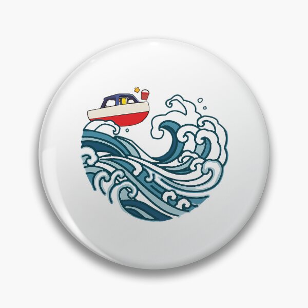 Item preview, Boat On Big Wave designed and sold by Nelson-Elroy.