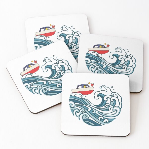 Item preview, Boat On Big Wave designed and sold by Nelson-Elroy.