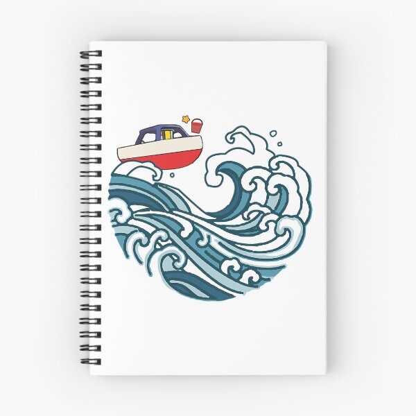 Item preview, Boat On Big Wave designed and sold by Nelson-Elroy.
