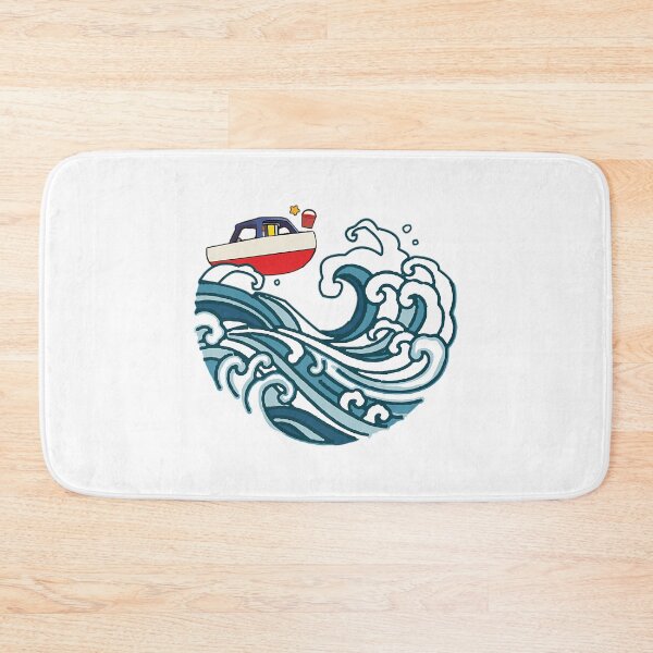 Item preview, Boat On Big Wave designed and sold by Nelson-Elroy.