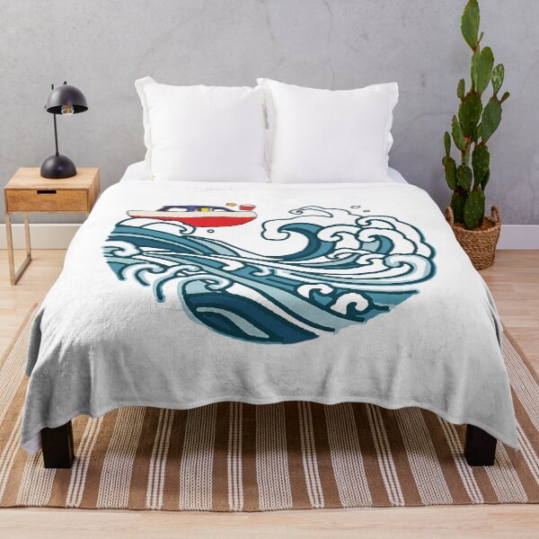 Item preview, Boat On Big Wave designed and sold by Nelson-Elroy.
