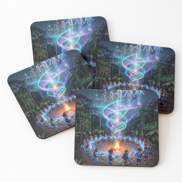 Item preview, Light Ritual — Shamanic Visionary Art | Spirituality and Consciousness · Inner Fire designed and sold by RoninGangStudio.