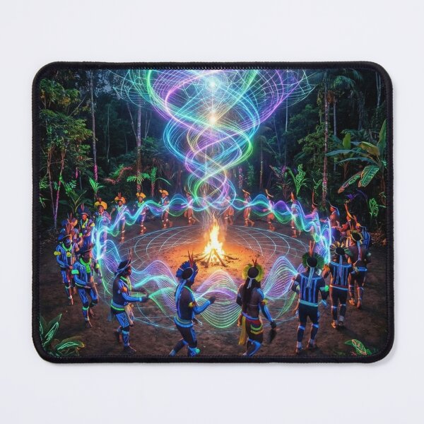 Item preview, Light Ritual — Shamanic Visionary Art | Spirituality and Consciousness · Inner Fire designed and sold by RoninGangStudio.