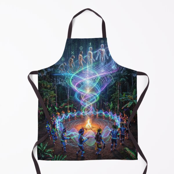 Item preview, Light Ritual — Shamanic Visionary Art | Spirituality and Consciousness · Inner Fire designed and sold by RoninGangStudio.