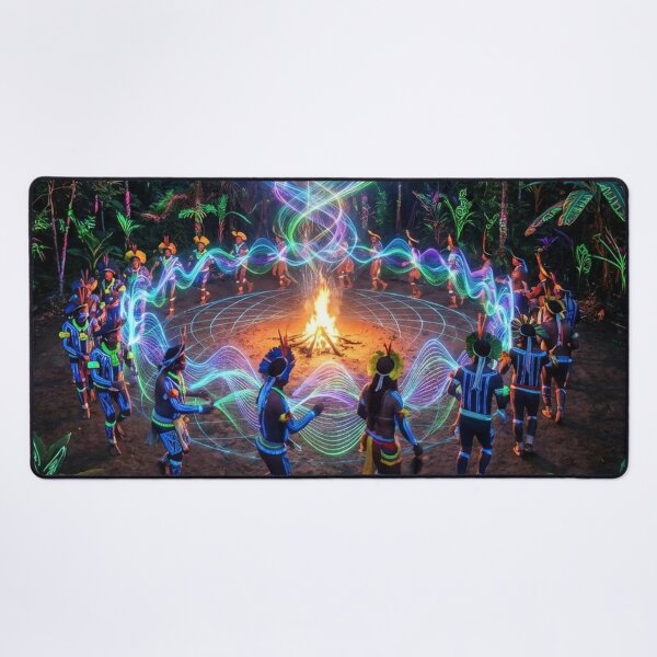 Item preview, Light Ritual — Shamanic Visionary Art | Spirituality and Consciousness · Inner Fire designed and sold by RoninGangStudio.