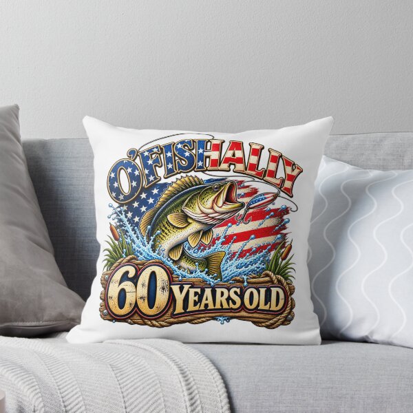 Item preview, O’Fishally 60 Years Old Funny 60th Birthday Fishing Fisherman Humor designed and sold by 76Valeria.