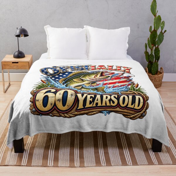 Item preview, O’Fishally 60 Years Old Funny 60th Birthday Fishing Fisherman Humor designed and sold by 76Valeria.