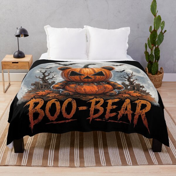 Item preview, Boo Bear - Cute Pumpkin Teddy Bear Halloween designed and sold by thirtyonestars.