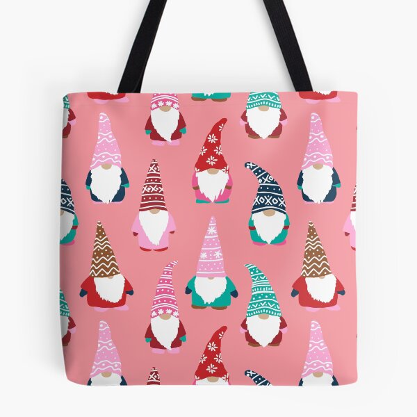 Item preview, Cute Winter Tomten Gnomes in Candy Pink designed and sold by YesterdayColl.