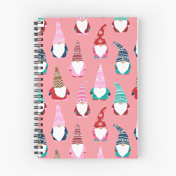 Item preview, Cute Winter Tomten Gnomes in Candy Pink designed and sold by YesterdayColl.