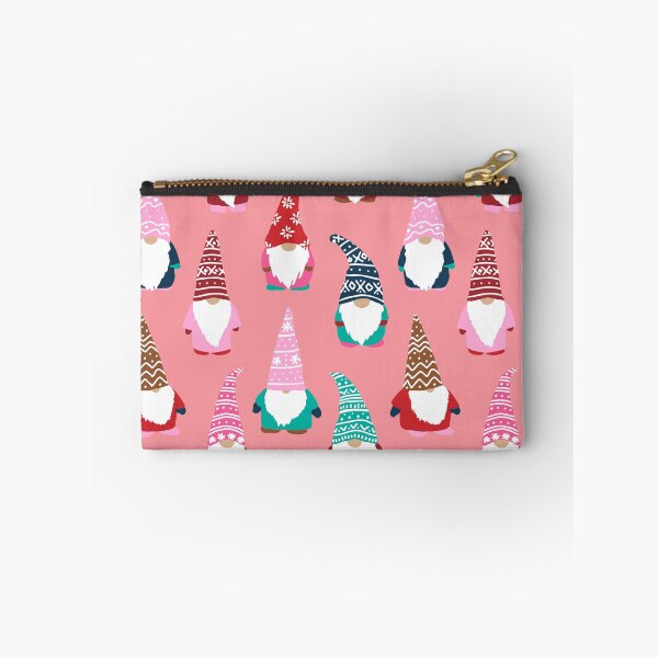 Item preview, Cute Winter Tomten Gnomes in Candy Pink designed and sold by YesterdayColl.
