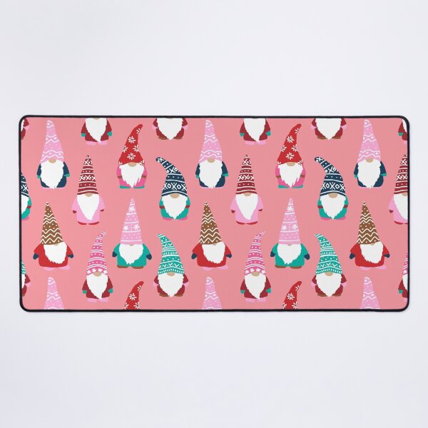 Item preview, Cute Winter Tomten Gnomes in Candy Pink designed and sold by YesterdayColl.