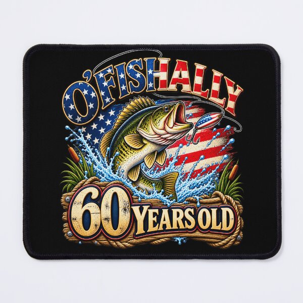 Item preview, O’Fishally 60 Years Old Funny 60th Birthday Fishing Fisherman Humor designed and sold by 76Valeria.