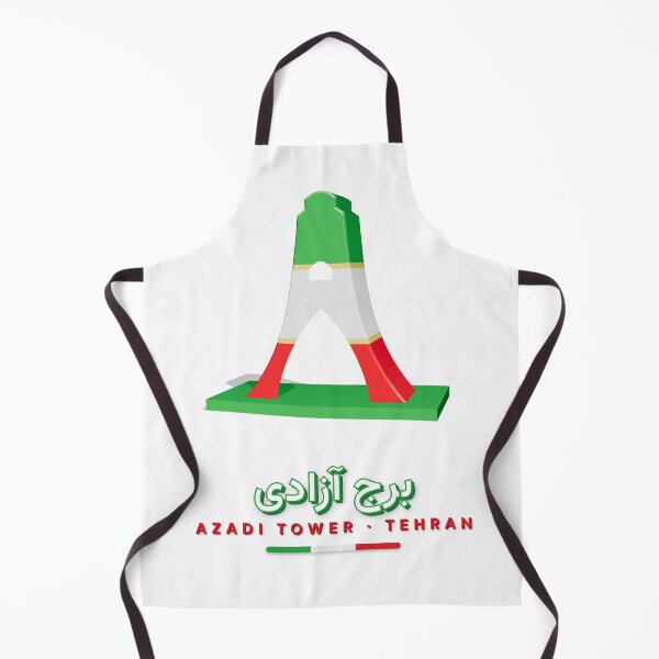 Aperçu de l'œuvre Tour Azadi 3D – Couleurs du drapeau de Téhéran, Iran créée et vendue par XapicX Slow Club.