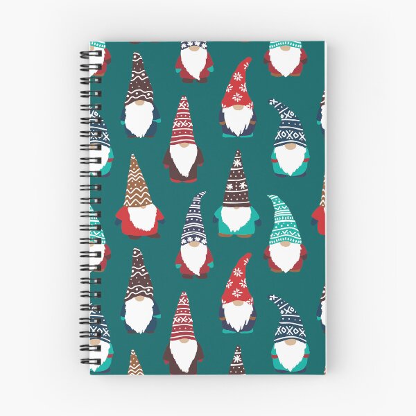 Item preview, Cute Winter Tomten Gnomes in Pine Green designed and sold by YesterdayColl.